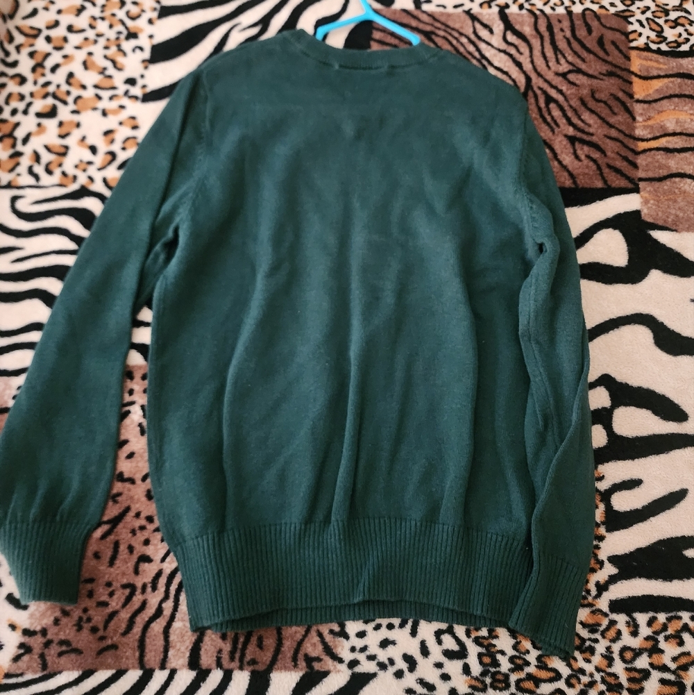 🎉Place Boy's Forest Green V-Neck Sweater Size 5/6 - Picture 2 of 5
